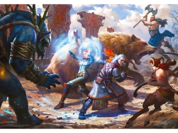 Пазл The Witcher Geralt & Triss in Battle - 1000 элементов