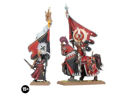 Battle Standard Bearer Mounted and on Foot