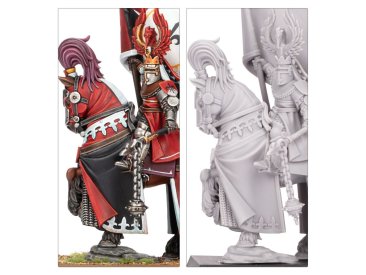 Battle Standard Bearer Mounted and on Foot