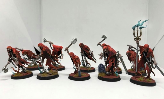 Warhammer Age of Sigmar Nighthaunt Chainrasp Horde x10 (Painted) #2
