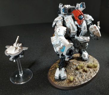 Warhammer 40k Tau Empire XV95 Ghostkeel Battlesuit (Tau Army item №2/9, Pro-Painted)