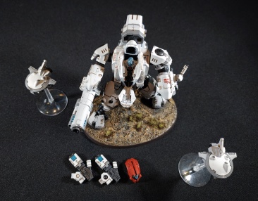 Warhammer 40k Tau Empire XV95 Ghostkeel Battlesuit (Tau Army item №2/9, Pro-Painted)