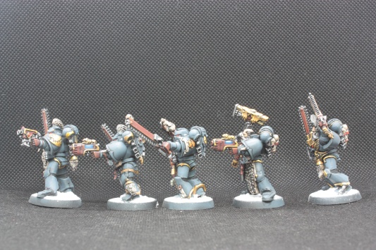 Warhammer 40000 Space Wolves Wolves Pack x10 (Painted)