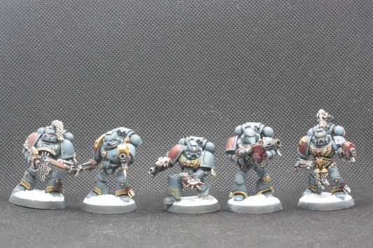 Warhammer 40000 Space Wolves Wolves Pack x10 (Painted)