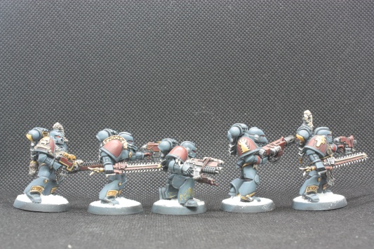 Warhammer 40000 Space Wolves Wolves Pack x10 (Painted)