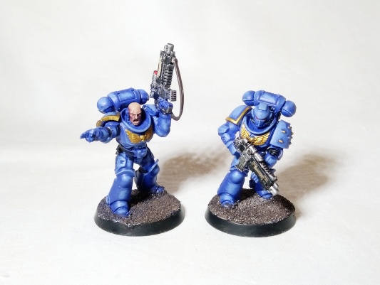 Warhammer 40000 Space Marine Ultramarines Primaris Intercessors x10 (Pro-Painted)