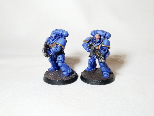 Warhammer 40000 Space Marine Ultramarines Primaris Intercessors x10 (Pro-Painted)