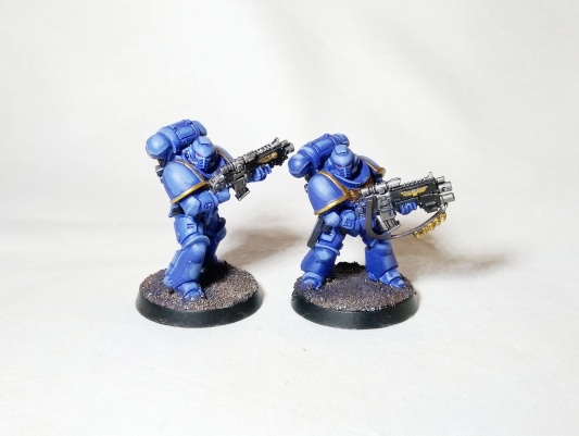 Warhammer 40000 Space Marine Ultramarines Primaris Intercessors x10 (Pro-Painted)