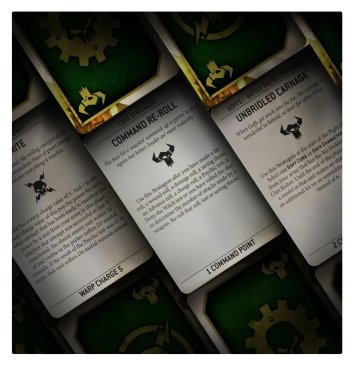 Orks Datacards