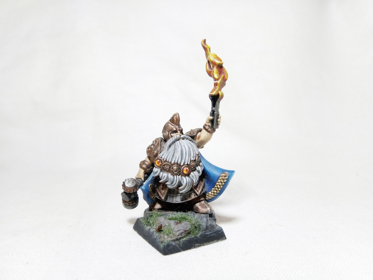 Warhammer Fantasy Battles Age of Sigmar Dwarf Runelord (Pro-Painted)