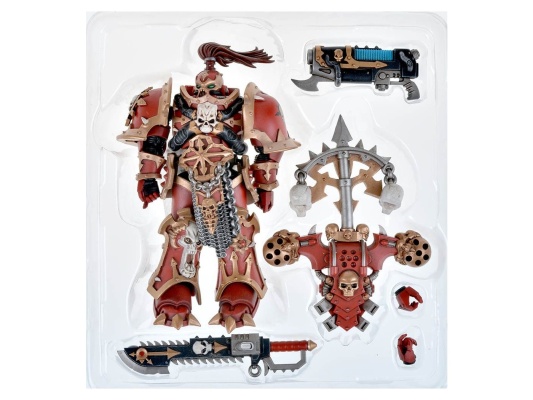 WH40K: Фигурка JOYTOY - Chaos Space Marines Crimson Slaughter Brother Karvult