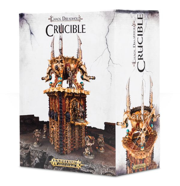 Age of Sigmar Terrain Chaos Dreadhold: Crucible (Rare, OOP, New in Box)