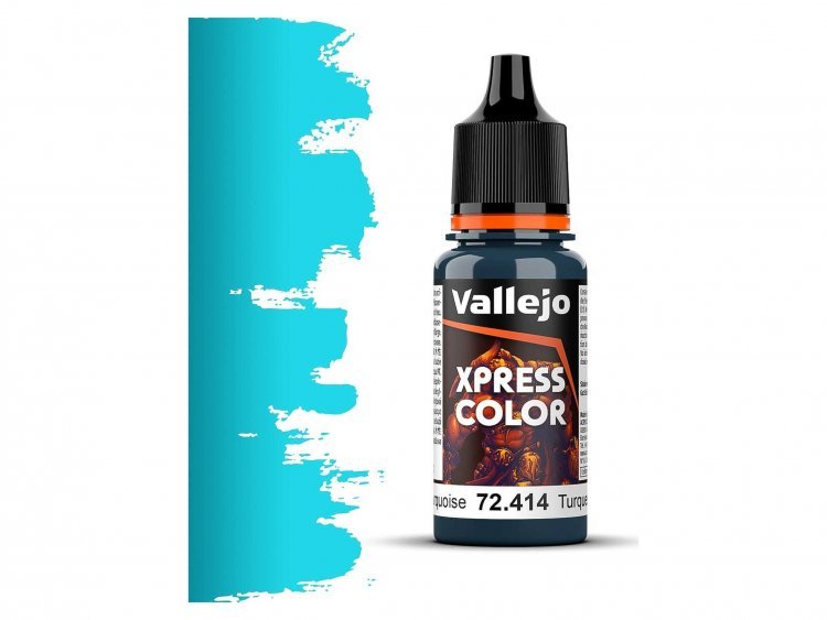 Краска Vallejo Xpress Color: Caribbean Turquoise 72.414