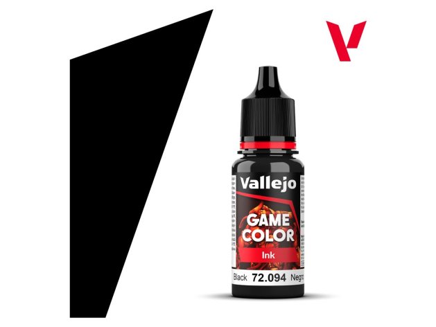 Краска Vallejo Game Ink: Black 72.094
