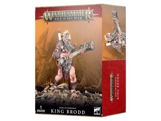 King Brodd (предзаказ 2025, Sons of Behemat, Age Of Sigmar)