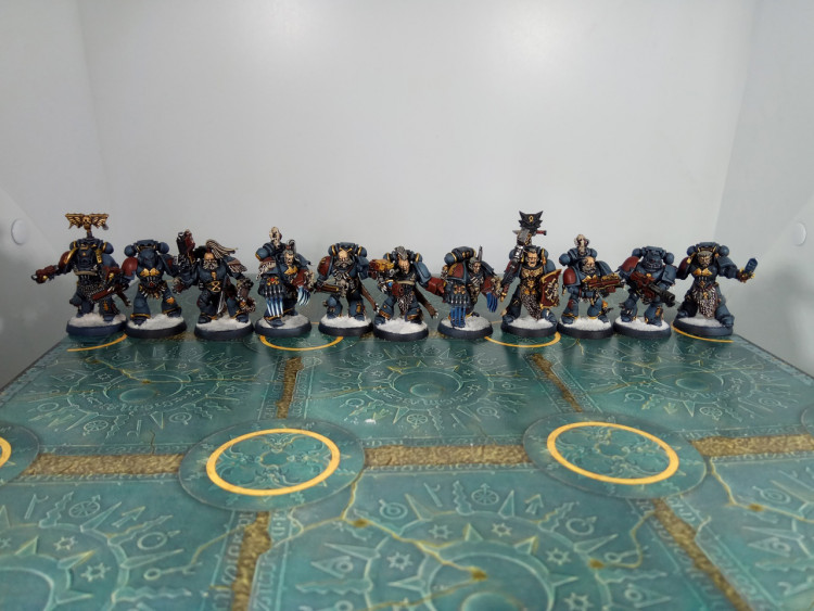 Warhammer 40k Space Wolves Wolves Pack x11 (Painted)