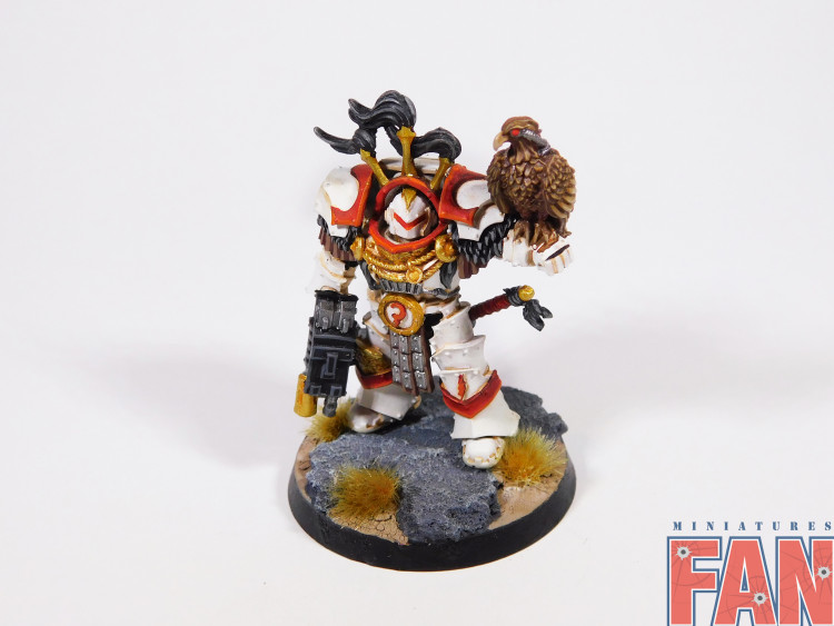 Warhammer 30k Horus Heresy White Scars Cataphractii Legion Praetor (Pro-Painted)