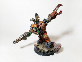 Warhammer 40k Ork Boss (Raging Heroes, OOP, Pro-Painted)