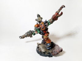 Warhammer 40k Ork Boss (Raging Heroes, OOP, Pro-Painted)