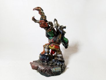 Warhammer 40k Ork Boss (Raging Heroes, OOP, Pro-Painted)
