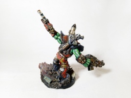Warhammer 40k Ork Boss (Raging Heroes, OOP, Pro-Painted)