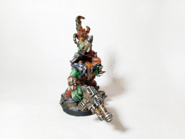 Warhammer 40k Ork Boss (Raging Heroes, OOP, Pro-Painted)