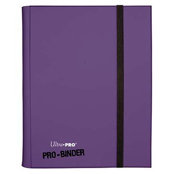 АЛЬБОМ &quot;Ultra-Pro&quot; &quot;PRO-BINDER&quot; (с листами по 3х3 кармашка, для карт в протекторах): фиолетовый