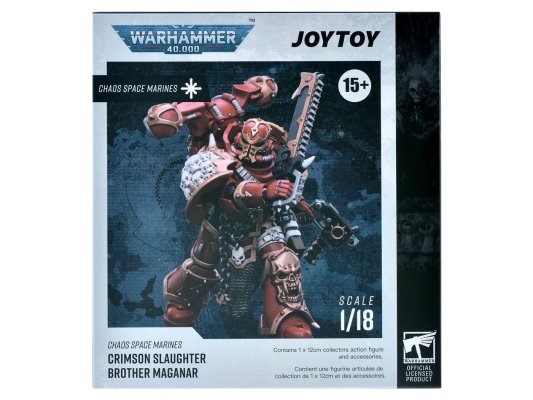 WH40K: Фигурка JOYTOY - Chaos Space Marines Crimson Slaughter Brother Maganar