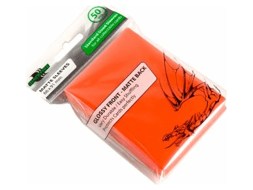 Протекторы Blackfire Matte Sleeves оранжевые (50 шт., 66x91 мм)