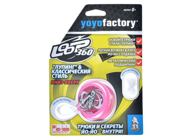 Йо-йо YoYoFactory Loop360 (розовое)