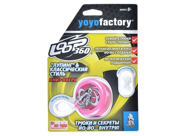 Йо-йо YoYoFactory Loop360 (розовое)