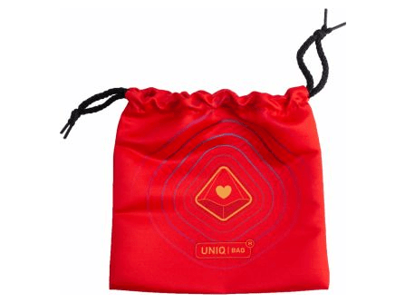Мешочек Uniqbag 20 StringWave (200х200 мм, красный)