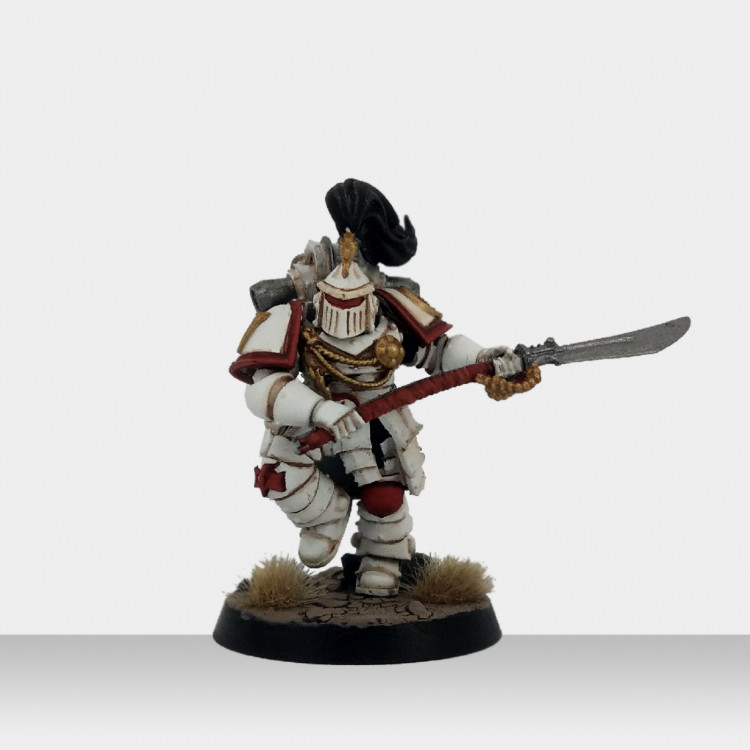 Warhammer 30k Horus Heresy White Scars Legion Praetor (Pro-Painted)