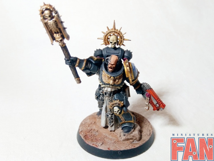 Warhammer 40k Space Marine Ultramarines Primaris Chaplain (Pro-Painted)