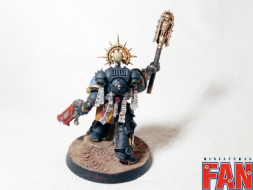 Warhammer 40k Space Marine Ultramarines Primaris Chaplain (Pro-Painted)