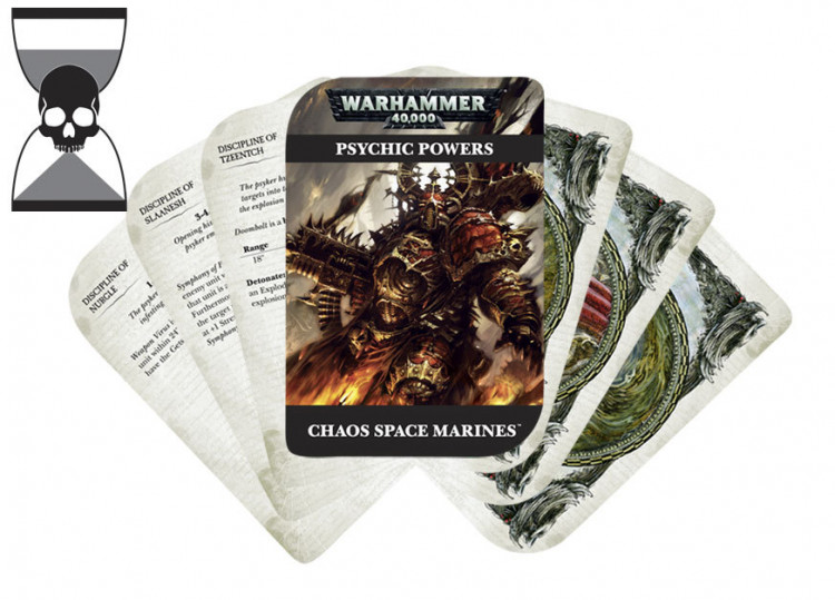 Warhammer 40,000 Psychic Cards: Chaos Space Marines