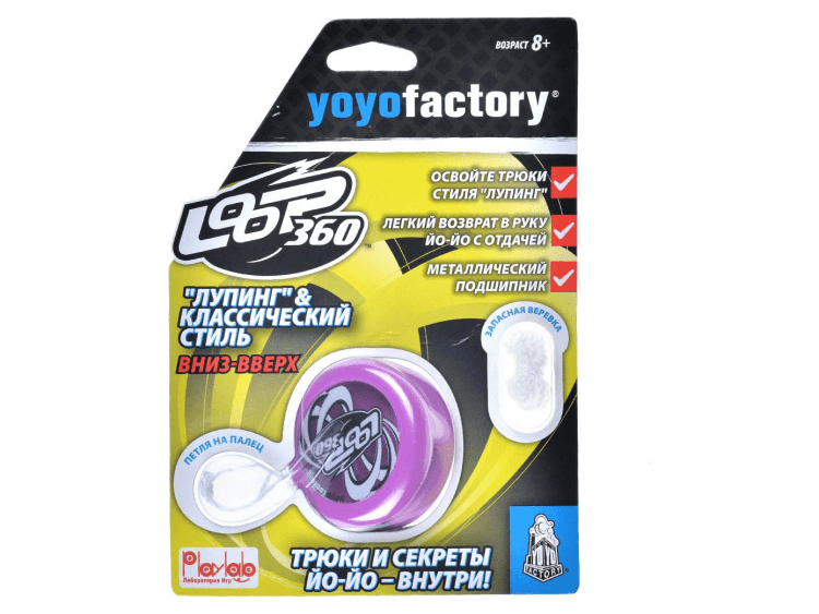 Йо-йо YoYoFactory Loop360 (фиолетовое)