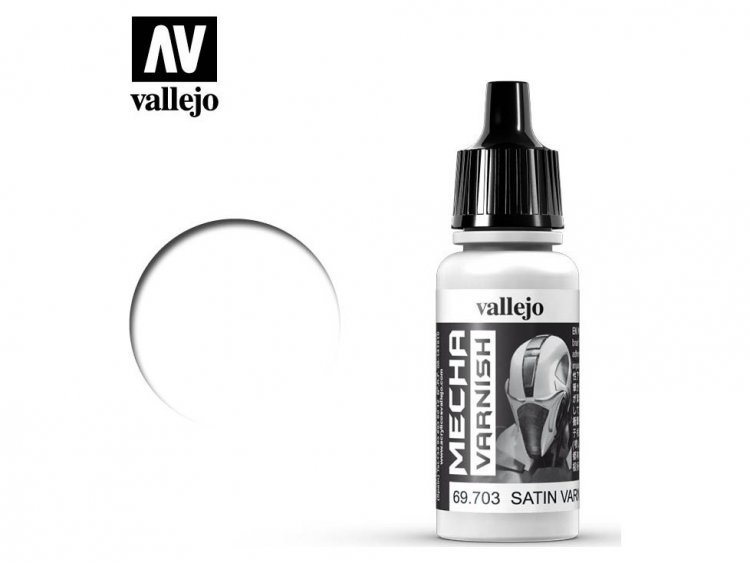 Лак Vallejo Mecha Varnish: Satin Varnish 69.703
