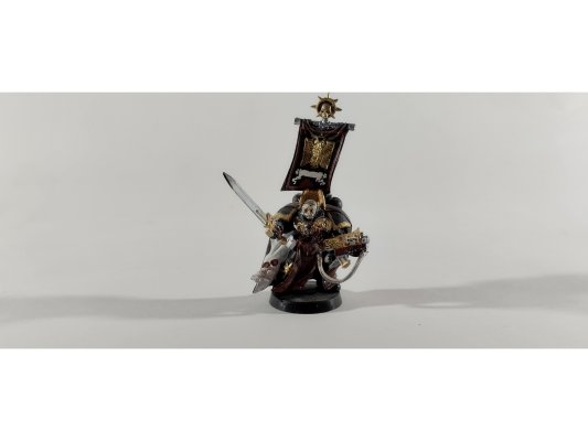 Assault on Black Reach Space Marine Captain (б/у, Painted)