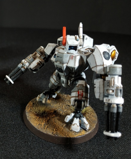 Warhammer 40k Tau Empire XV8 Crisis Battlesuits x3 (Tau Army item №5/9, Pro-Painted)