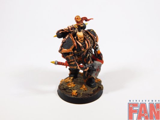 Warhammer 40k Chaos Space Marines Chaos Lord (Pro-Painted)