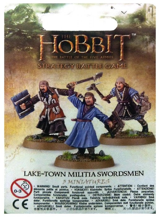 Games Workshop LotR Hobbit Lake-Town Militia Swordsmen (OOP, New Unopened)