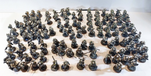 Warhammer 40k/30k Death Guard Army x 125 models (Painted)