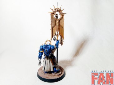 Warhammer 40k Space Marine Ultramarines Bladeguard Ancient (Pro-Painted)