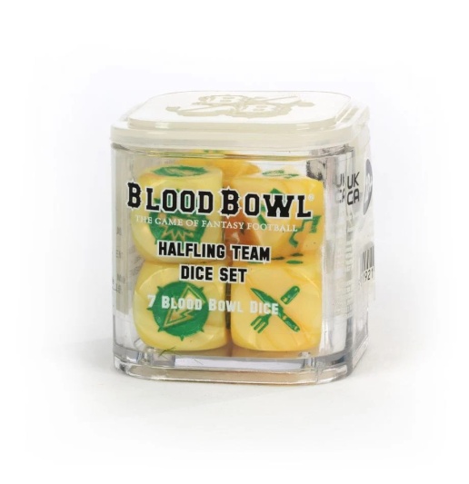Blood Bowl Halfling Team Dice Set