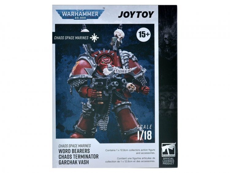 WH40K: Фигурка JOYTOY - Chaos Space Marines Word Bearers Chaos Terminator Garchak Vash