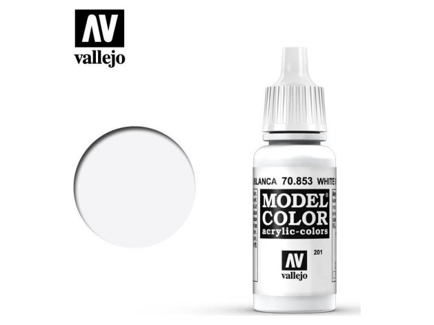 Краска Vallejo Model Color: White Glaze 70.853
