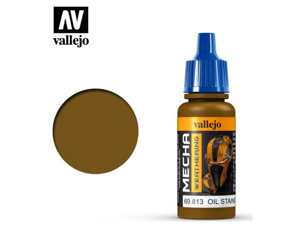 Краска Vallеjo Mecha Weathering: Oil Stains (Gloss) 69.813 