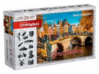 Пазл Wooden Citypuzzles: Амстердам