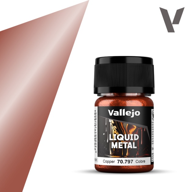 Краска Vallejo Liquid Metal: Copper 70.797